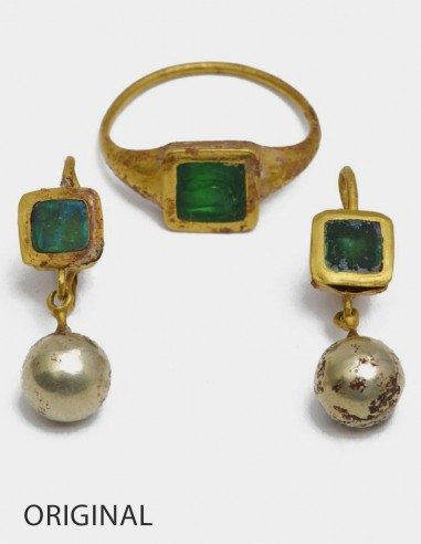 joyeria romana anillo inspirado en retrato de al fayum, anillo fayum