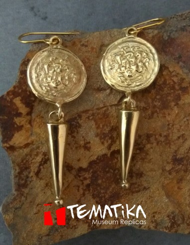 medusa earrings amulet