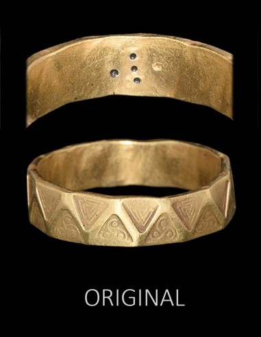 Anillo Valknut Triskel
