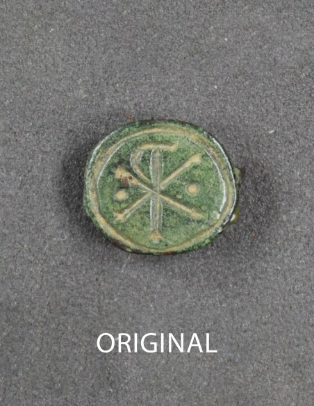 Chrismon Chi Rho ring