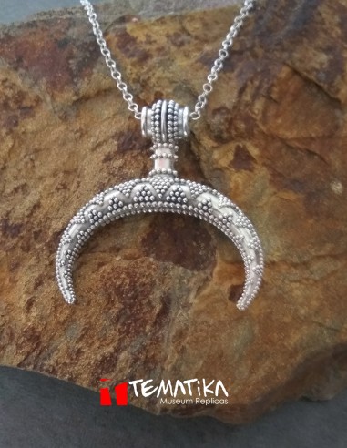 Crescent moon amulet