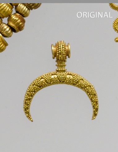 Crescent moon amulet