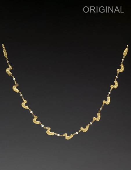 byzantine necklace with ducks