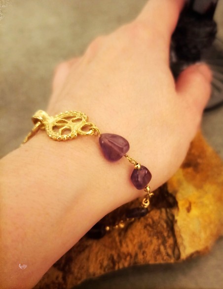 Amethyst bracelet Crypta Balbi roman jewelry
