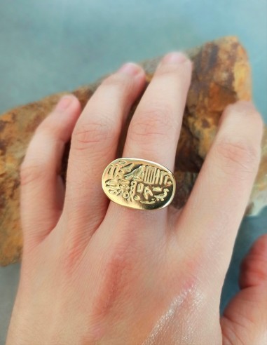 Hieroglyph ring