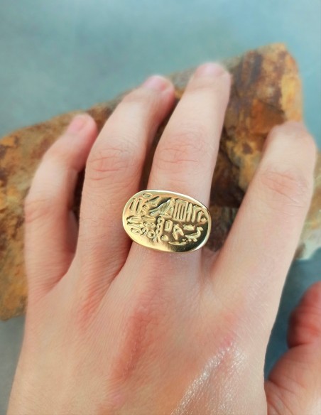Hieroglyph ring