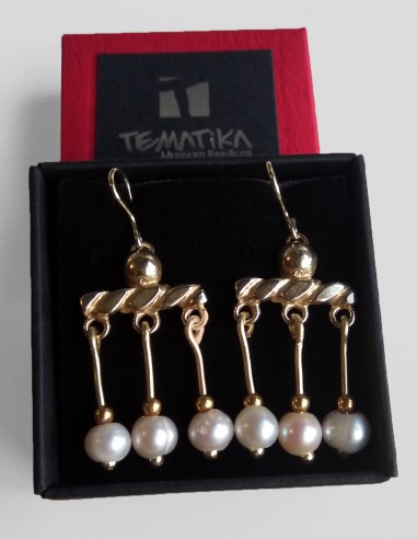 pendientes crotalia, retratos fayum, joyas al fayum
