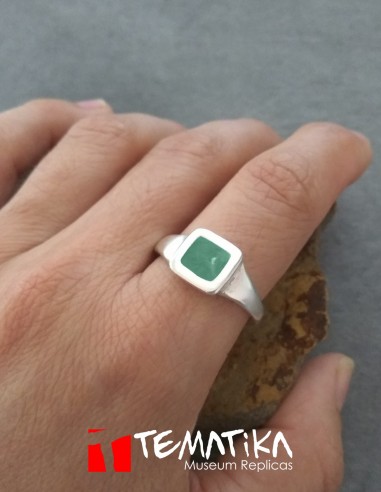 joyeria romana anillo inspirado en retrato de al fayum, anillo fayum