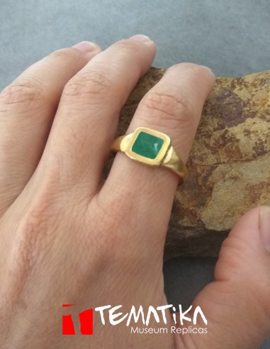 joyeria romana anillo inspirado en retrato de al fayum, anillo fayum