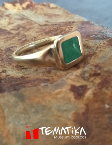 joyeria romana anillo inspirado en retrato de al fayum, anillo fayum