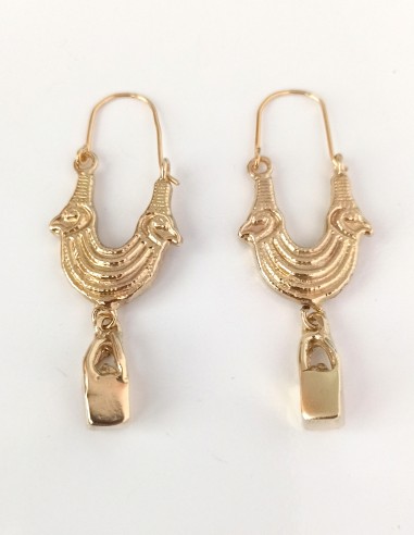 Phoenician Horus earrings