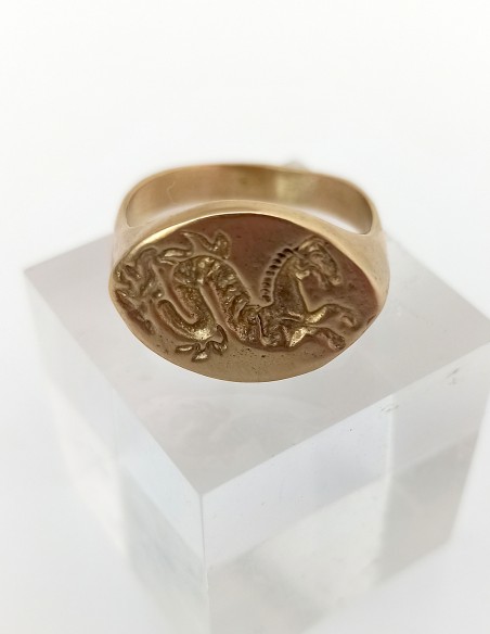 Anello celtico Ippocampo