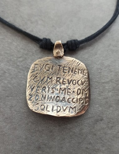 roman slave necklace pendant