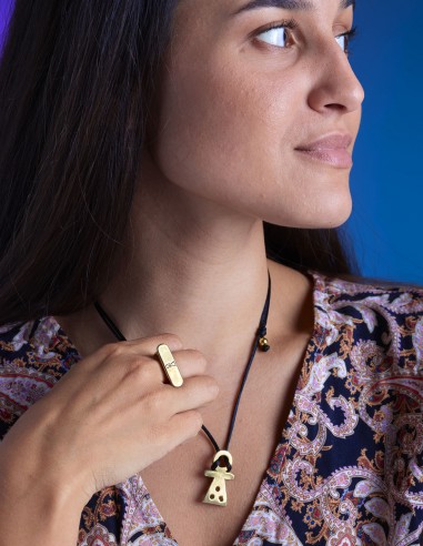 Anillo fenicio diosa Tanit