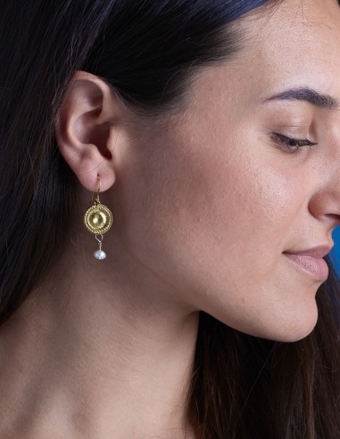 bijoux romains antiques boucles d'oreilles clunia