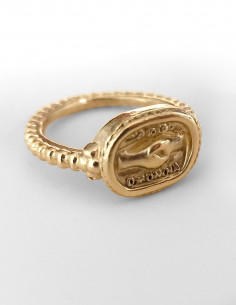 Bague de mariage gréco-romaine Omonoia