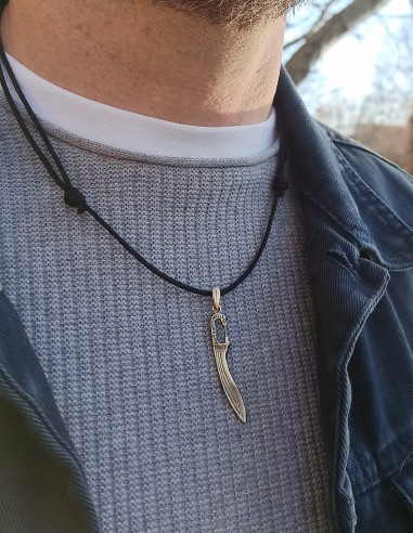 Pendentif épée ibérique Falcata