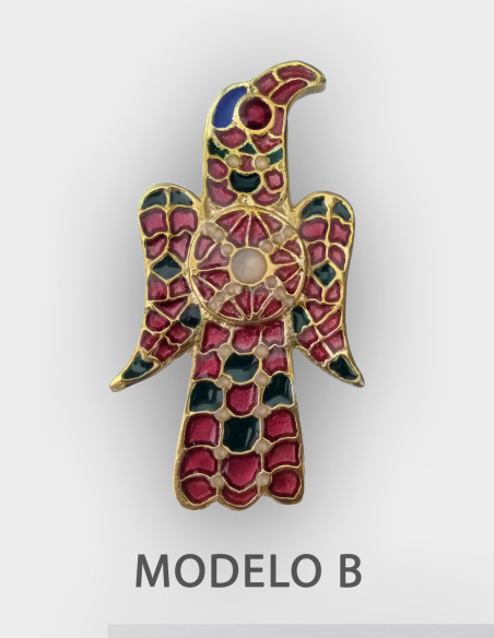 Eagle shape brooch Barros