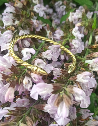 iberian jewelry twisted acorn bracelet