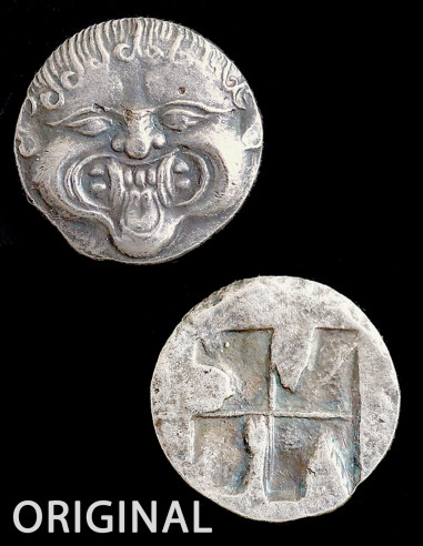 Pièce de monnaie de la Gorgone