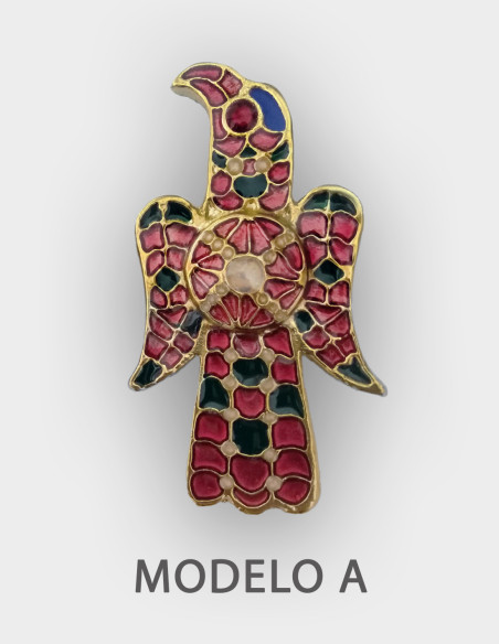 Eagle shape brooch Barros