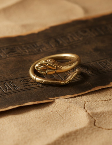 Anillo Serpiente Egipcia