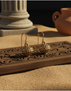 Boucles d’oreilles grenade étrusques