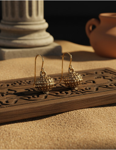 Boucles d’oreilles grenade étrusques