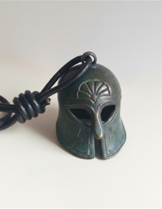 Porte-clés casque grec corintien