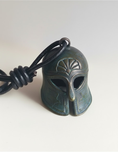 Porte-clés casque grec corintien