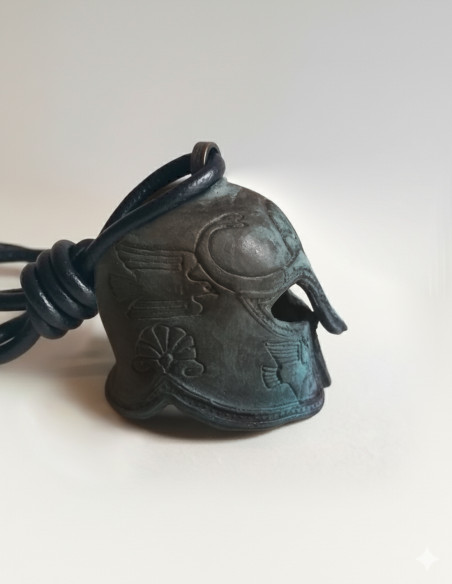 Porte-clés casque grec corintien