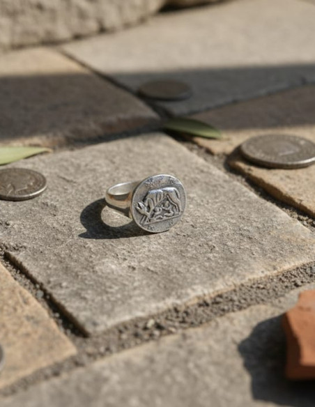 Capitoline Wolf ring