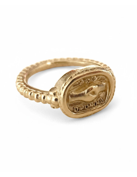 Anello nuziale greco-romano Omonoia