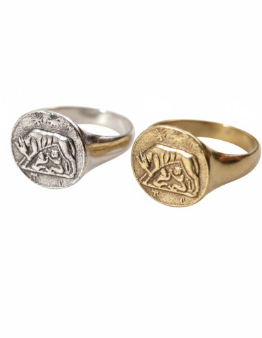 Capitoline Wolf ring