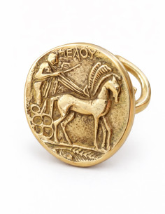 Anillo moneda Hímera tetradracma
