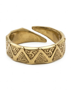 Bague Triskel Valknut