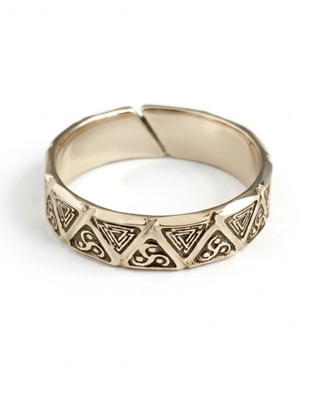Bague Triskel Valknut
