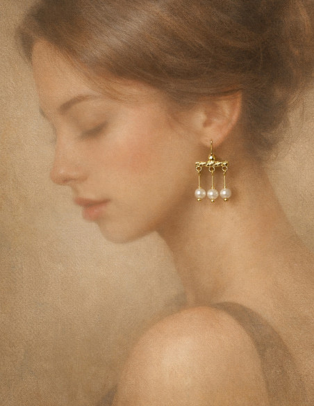pendientes crotalia, retratos fayum, joyas al fayum