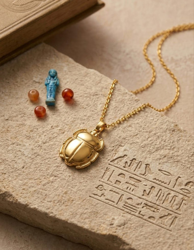 Ciondolo scarabeo egiziano