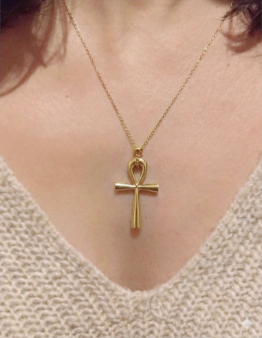 Pendentif Ankh, clé de la vie, croix égyptienne
