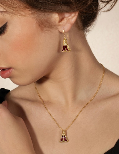 Boucles d’oreilles "Abeilles de Childéric"