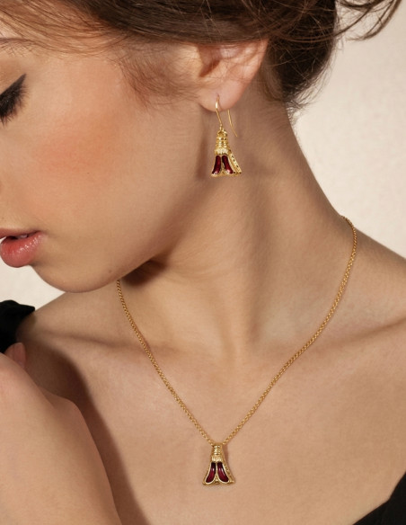 Boucles d’oreilles "Abeilles de Childéric"