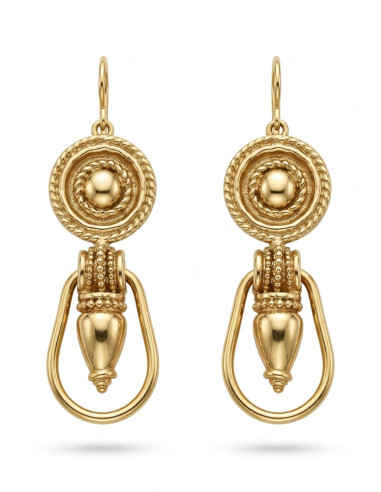 Etruscan amphora earrings