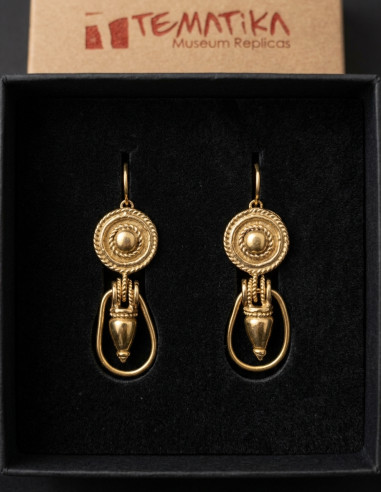Etruscan amphora earrings
