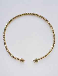 Small Wolf celtic torc