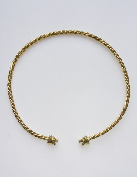 Small Wolf celtic torc