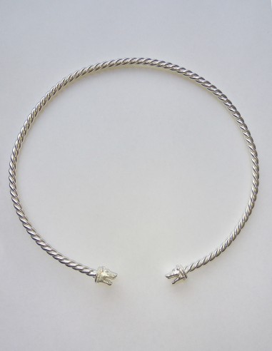 Small Wolf celtic torc