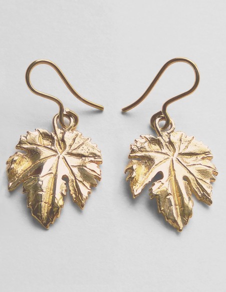 Pendientes hoja de parra 2 Pendientes hoja de parra 2