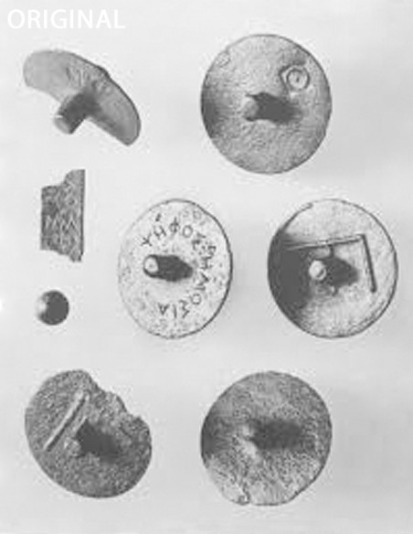 Psephoi fichas de voto griegas