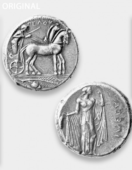Himera greek coin ring
